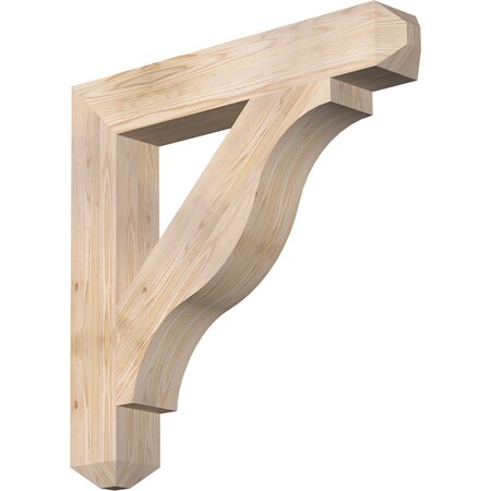 Funston Craftsman Smooth Bracket, Douglas Fir, 5 1/2W X 36D X 36H